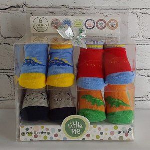 'LITTLE ME' BABY BOOTIES/SOCKS  GIFT SET 4~PIECE